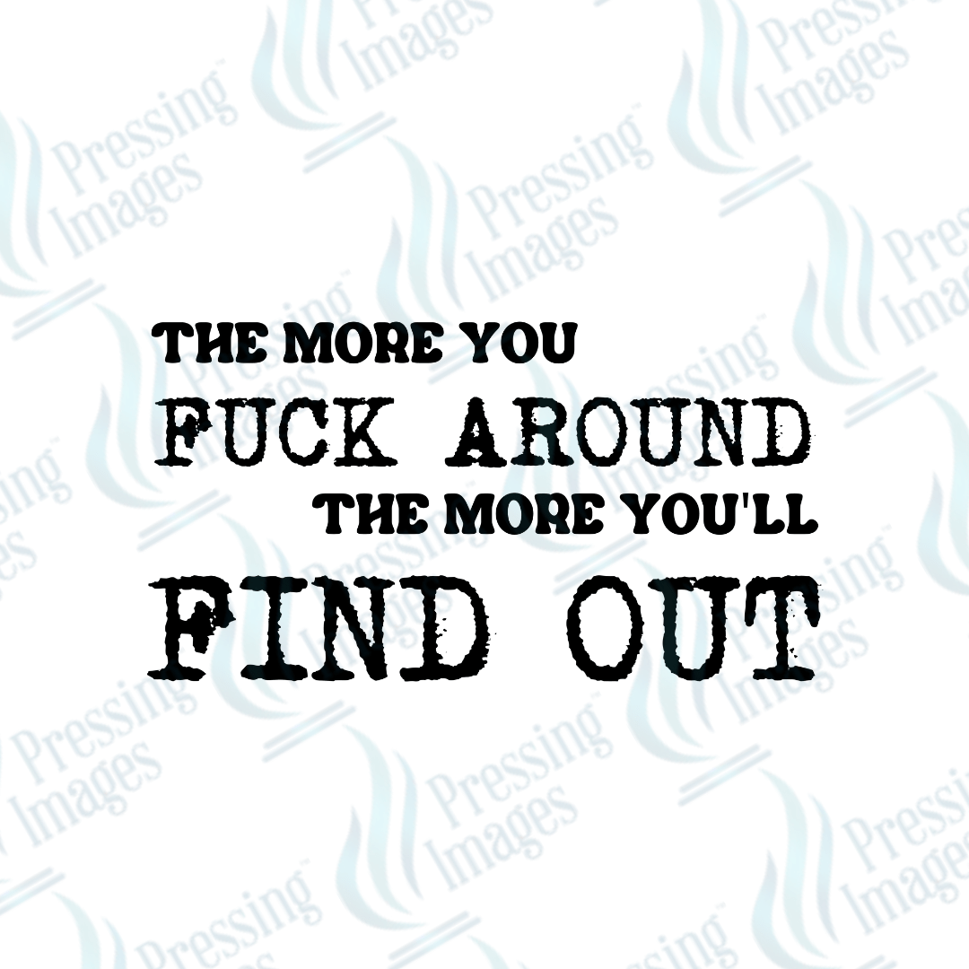 UVD 2496 The More You Fuck Around - Pressing Images