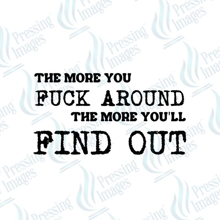 UVD 2496 The More You Fuck Around - Pressing Images