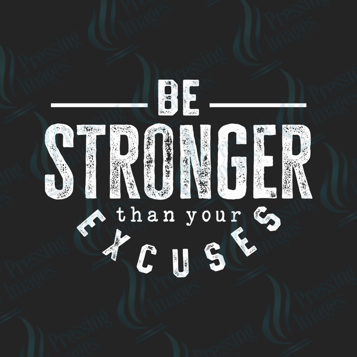 UVD 2501 Stronger Than Your Excuses - Pressing Images