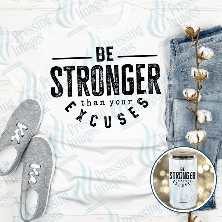 UVD 2501 Stronger Than Your Excuses - Pressing Images