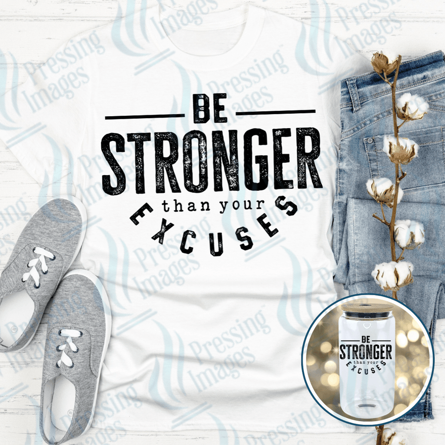 UVD 2501 Stronger Than Your Excuses - Pressing Images