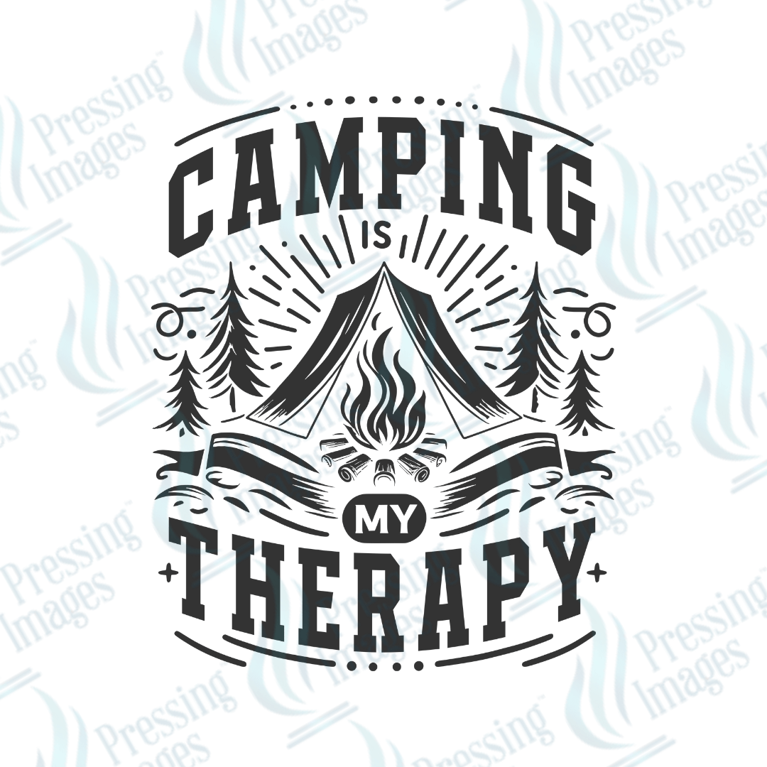 UVD 2502 Camping Is My Therapy - Pressing Images