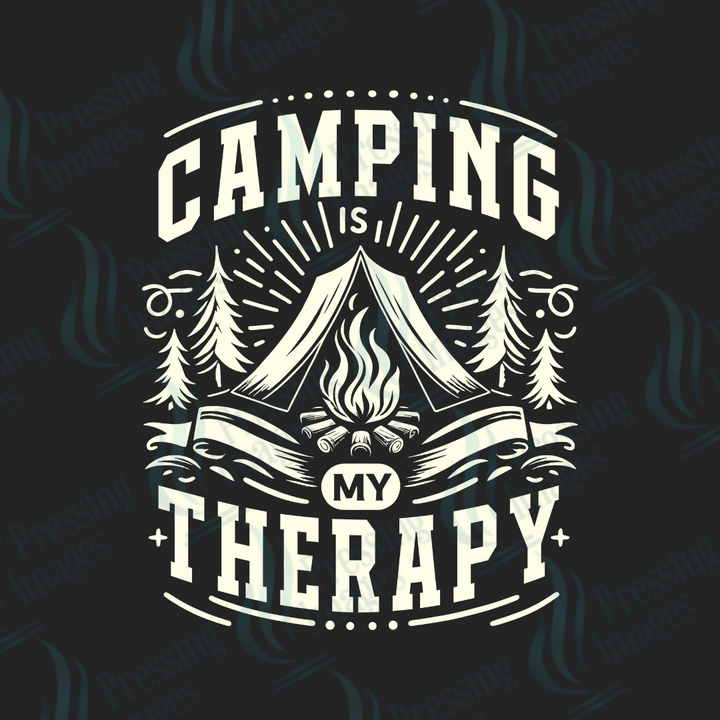 UVD 2502 Camping Is My Therapy - Pressing Images