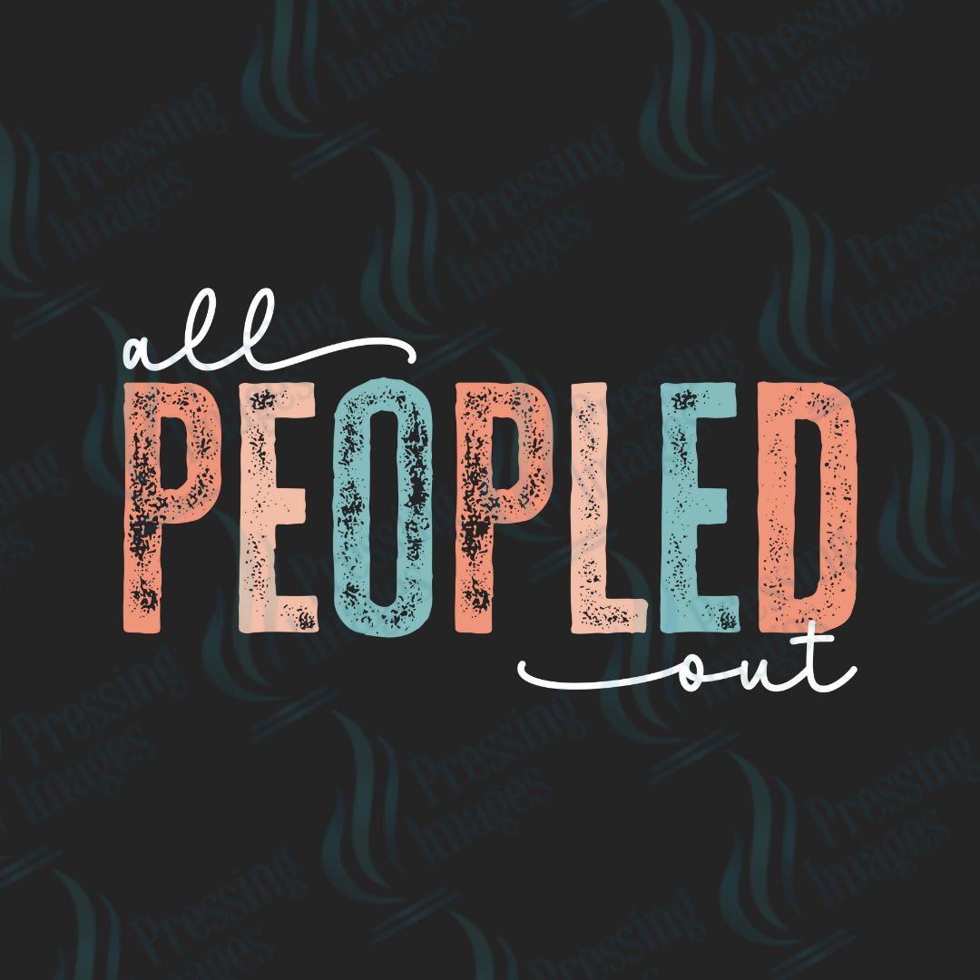 UVD 2505 All Peopled Out - Pressing Images