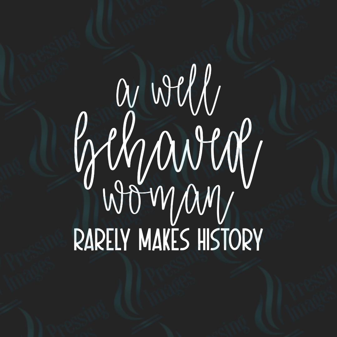 UVD 2506 A Well Behaved Woman - Pressing Images