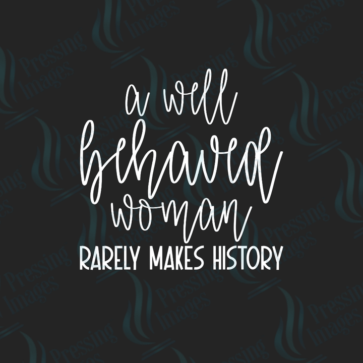 UVD 2506 A Well Behaved Woman - Pressing Images