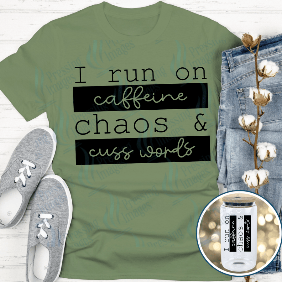 UVD 2514 I Run On Caffeine and Chaos - Pressing Images