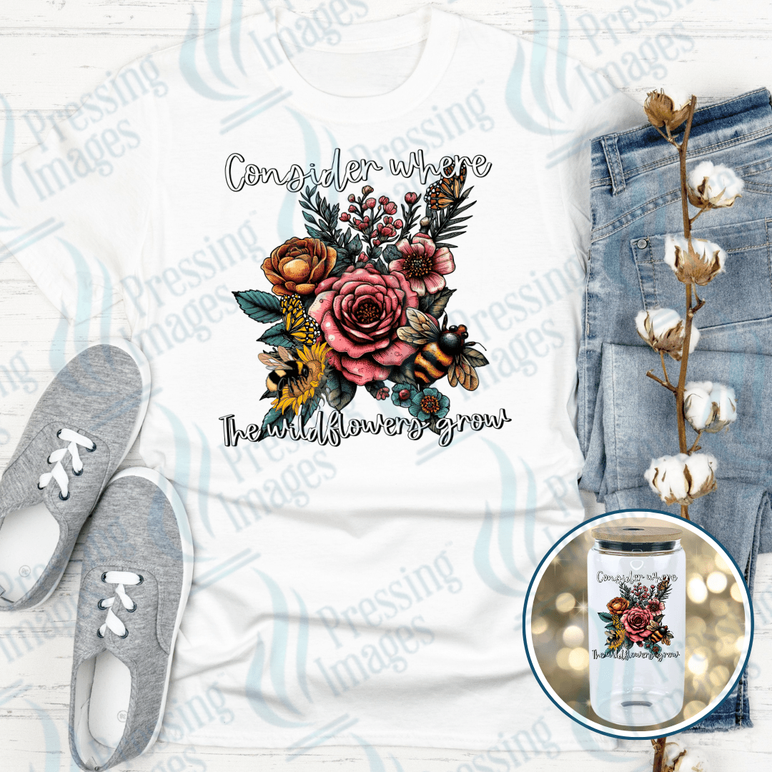 UVD 2518 Consider Where The Wildflowers Grow - Pressing Images