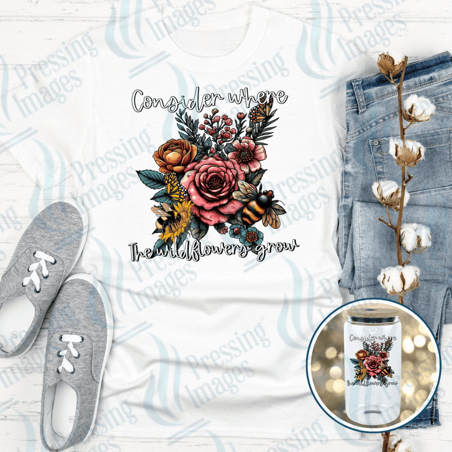 UVD 2518 Consider Where The Wildflowers Grow - Pressing Images