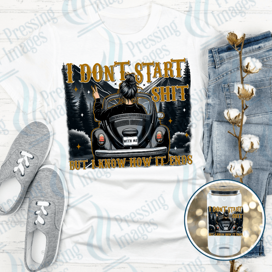 UVD 2524 I Don't Start Shit - Pressing Images