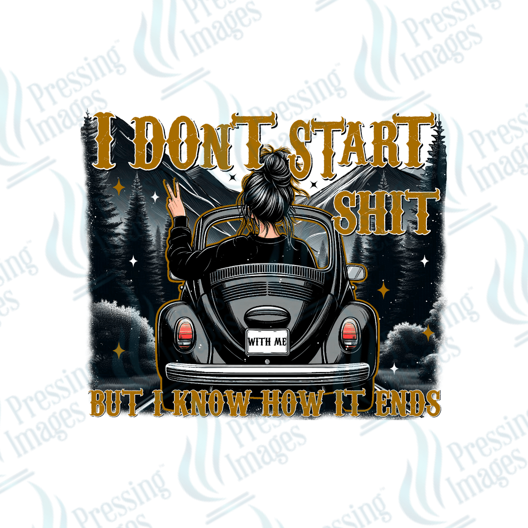 UVD 2524 I Don't Start Shit - Pressing Images