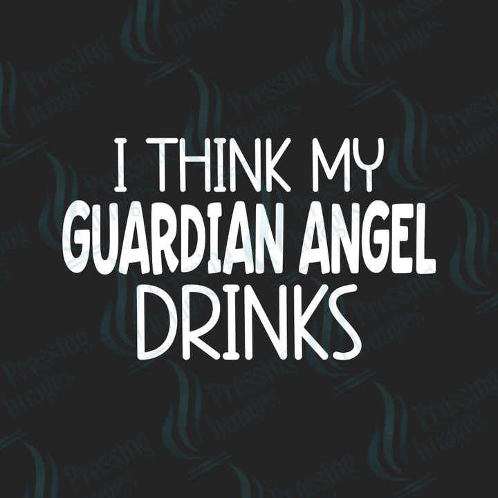 UVD 2534 I Think My Guardian Angel Drinks - Pressing Images