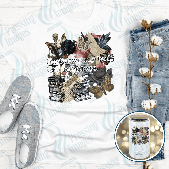 UVD 2536 I Put My Book Down To Be Here - Pressing Images