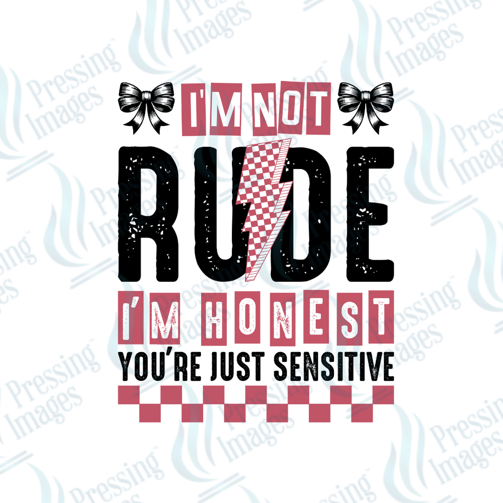 UVD 2539 I'm Not Rude - Pressing Images