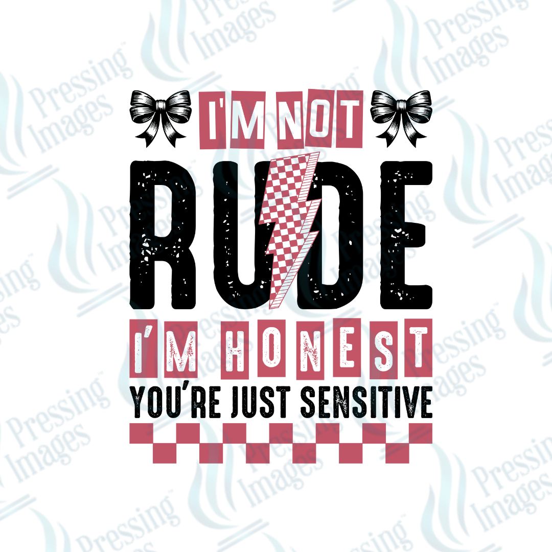 UVD 2539 I'm Not Rude - Pressing Images