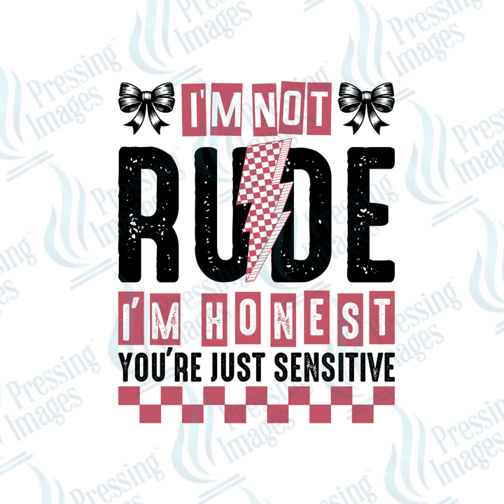 UVD 2539 I'm Not Rude - Pressing Images