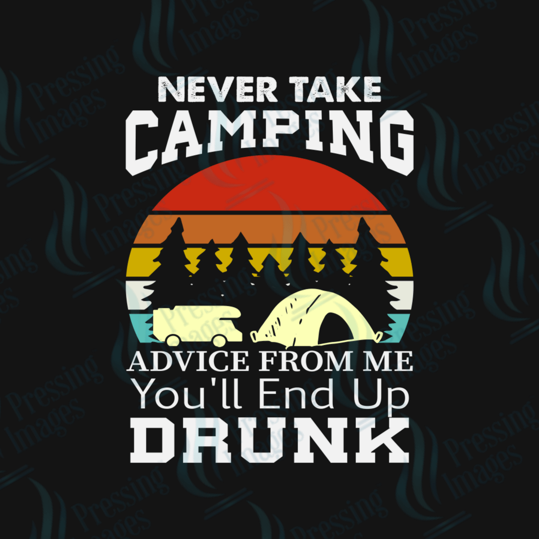UVD 2562 Never Take Camping Advice - Pressing Images