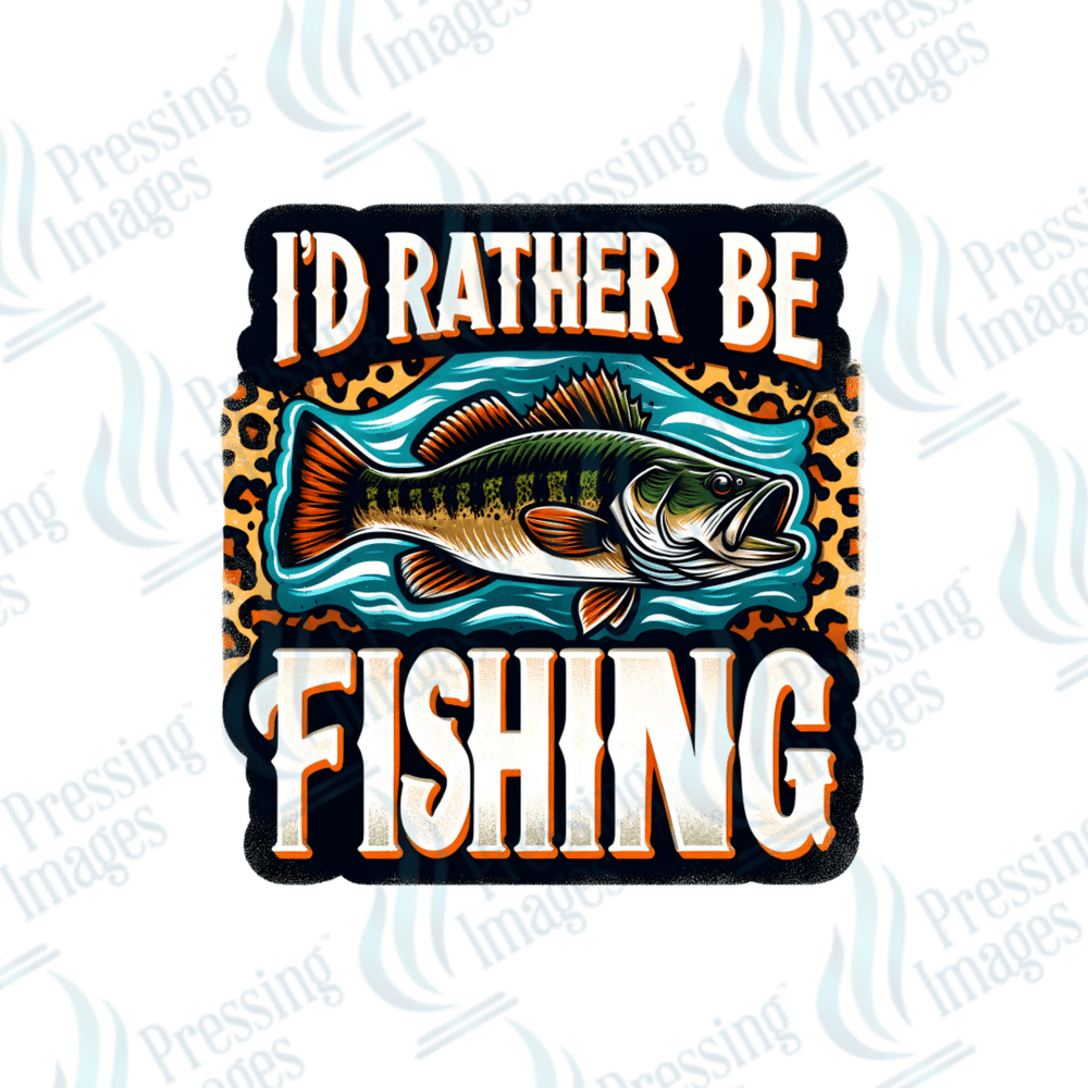 UVD 2569 I'd Rather Be Fishing - Pressing Images