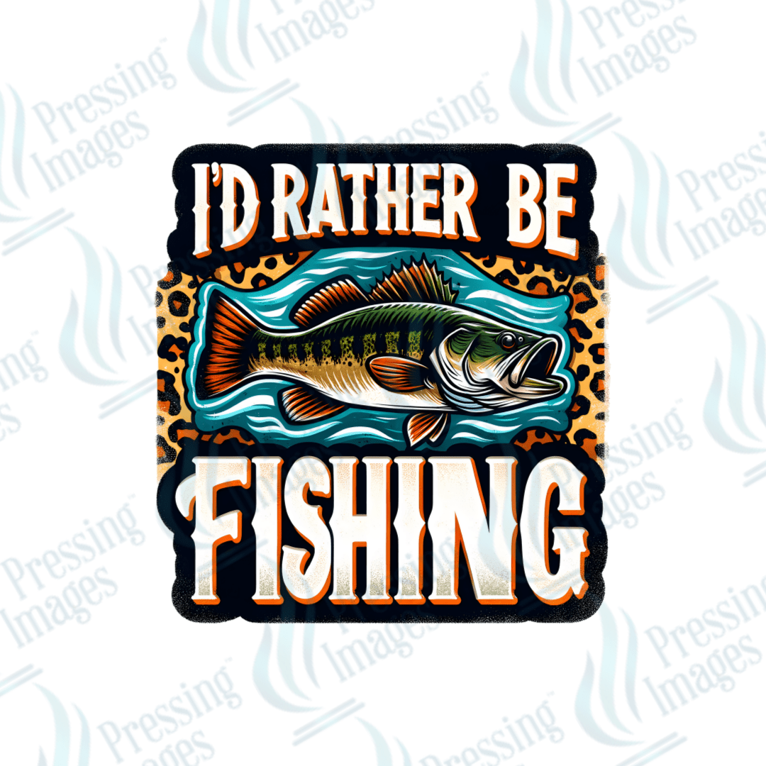 UVD 2569 I'd Rather Be Fishing - Pressing Images