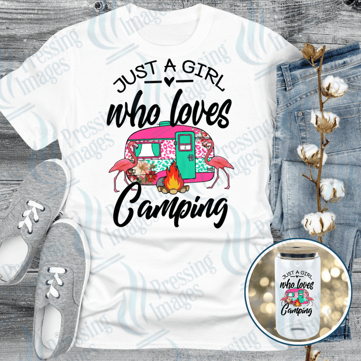UVD 2574 Just A Girl Who Loves Camping - Pressing Images