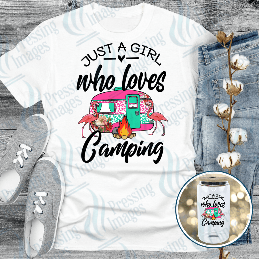 UVD 2574 Just A Girl Who Loves Camping - Pressing Images