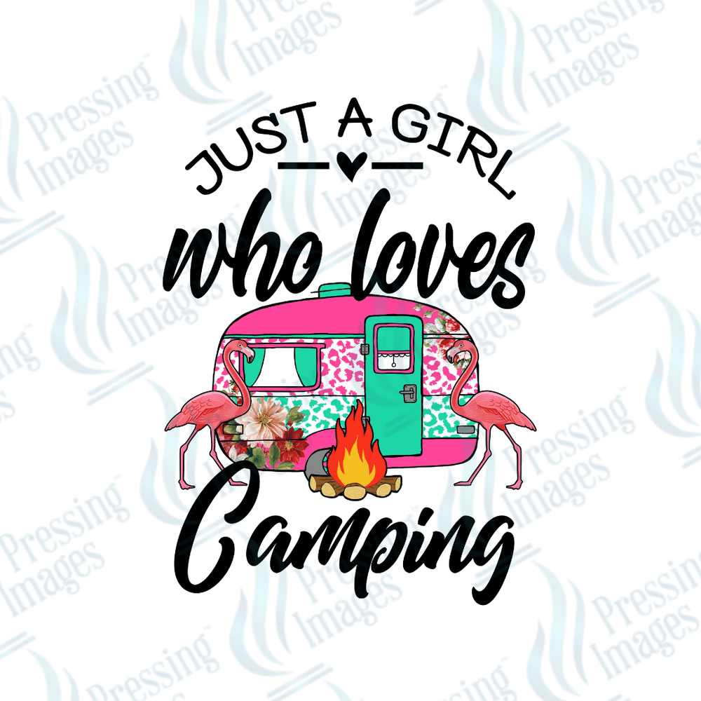 UVD 2574 Just A Girl Who Loves Camping - Pressing Images