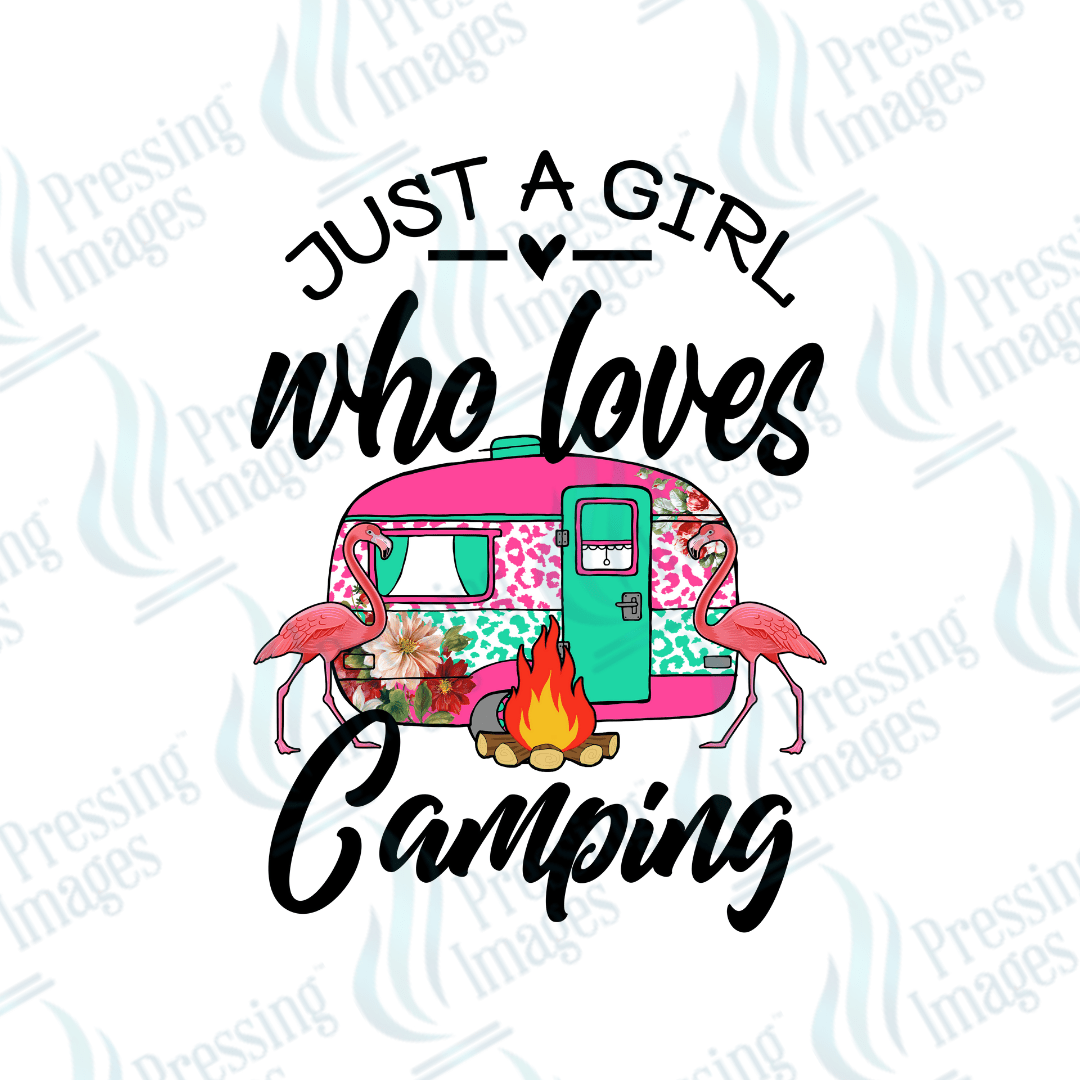 UVD 2574 Just A Girl Who Loves Camping - Pressing Images