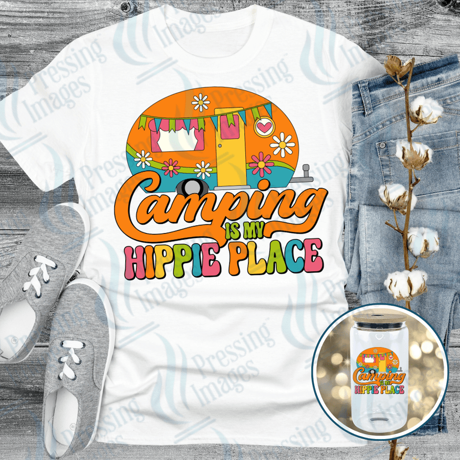 UVD 2576 Camping Is My Hippie Place - Pressing Images
