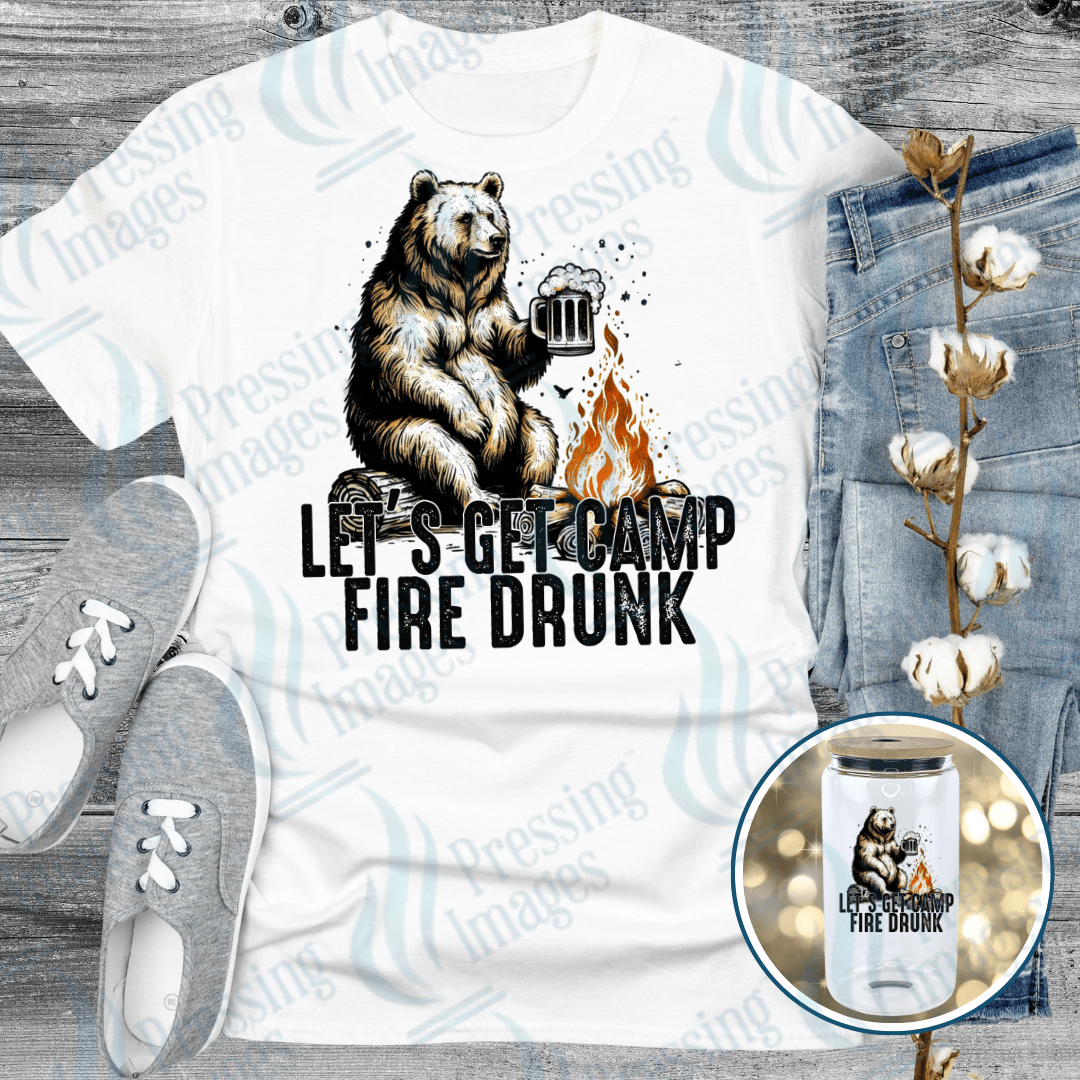 UVD 2587 Let's Get Campfire Drunk - Pressing Images