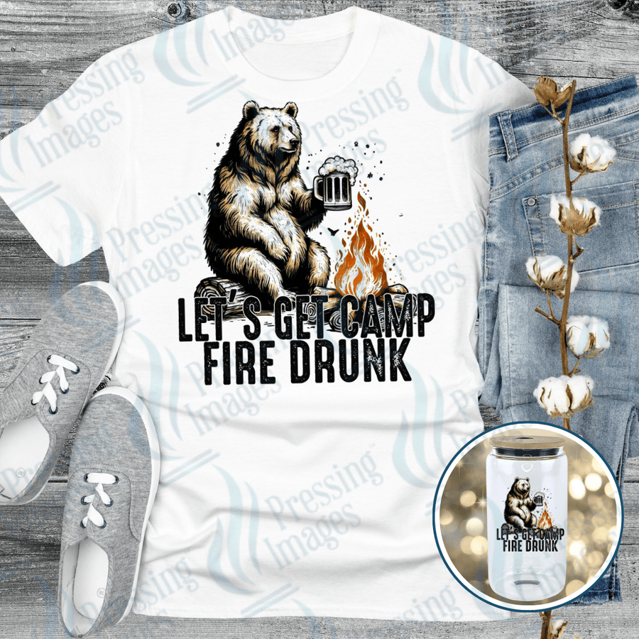 UVD 2587 Let's Get Campfire Drunk - Pressing Images