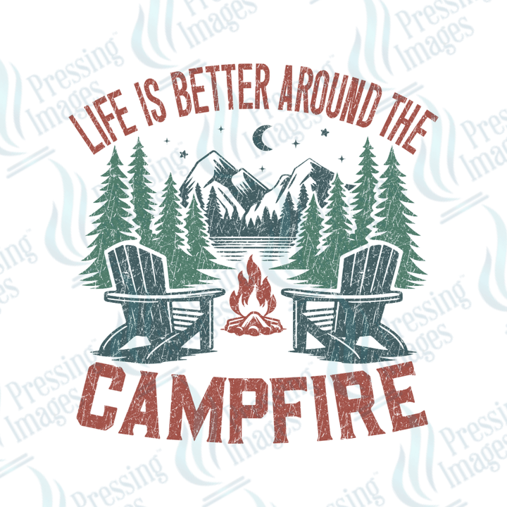 UVD 2589 Life is Better Around The Campfire - Pressing Images