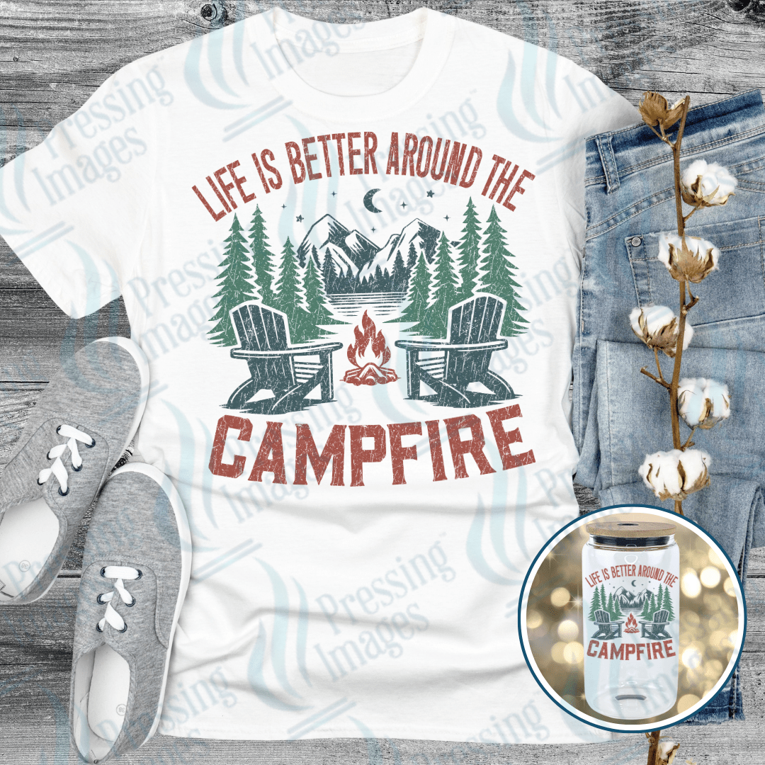 UVD 2589 Life is Better Around The Campfire - Pressing Images