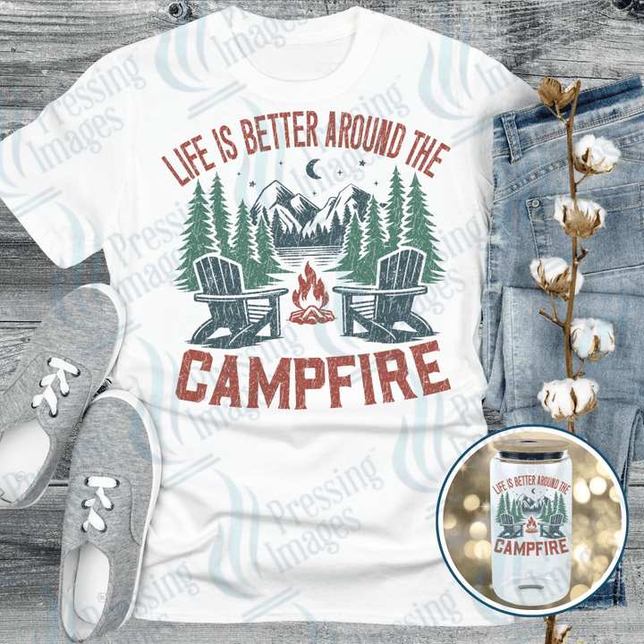 UVD 2589 Life is Better Around The Campfire - Pressing Images
