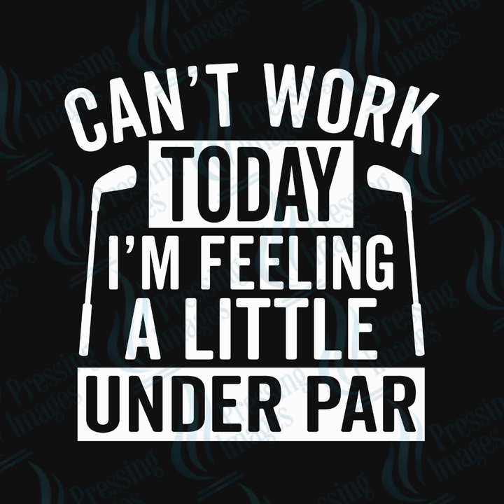 UVD 2602 Can't Work Today - Pressing Images