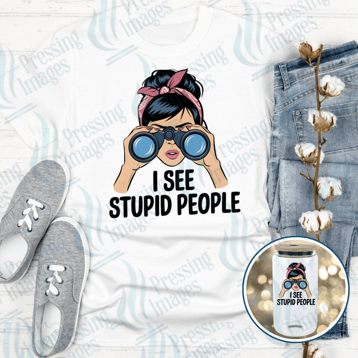 UVD 2607 I See Stupid People - Pressing Images