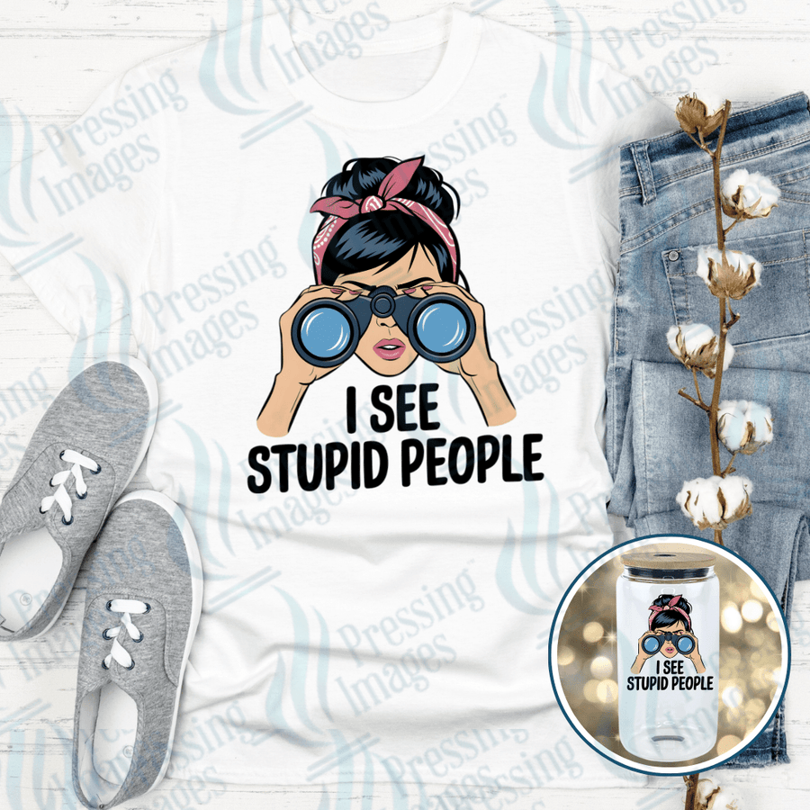UVD 2607 I See Stupid People - Pressing Images