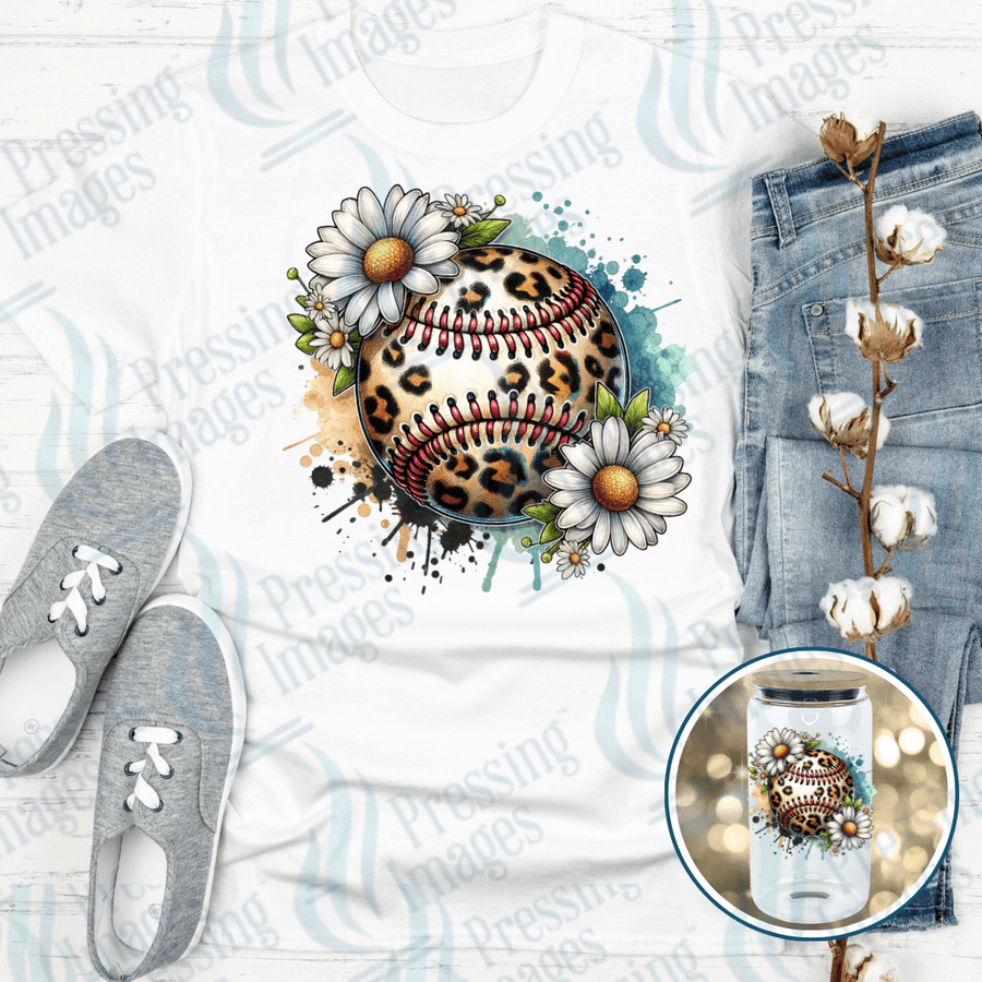 UVD 2631 Baseball Daisies - Pressing Images