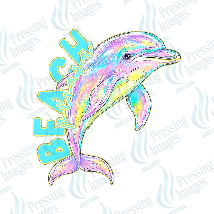 UVD 2634 Beach Please Dolphin - Pressing Images