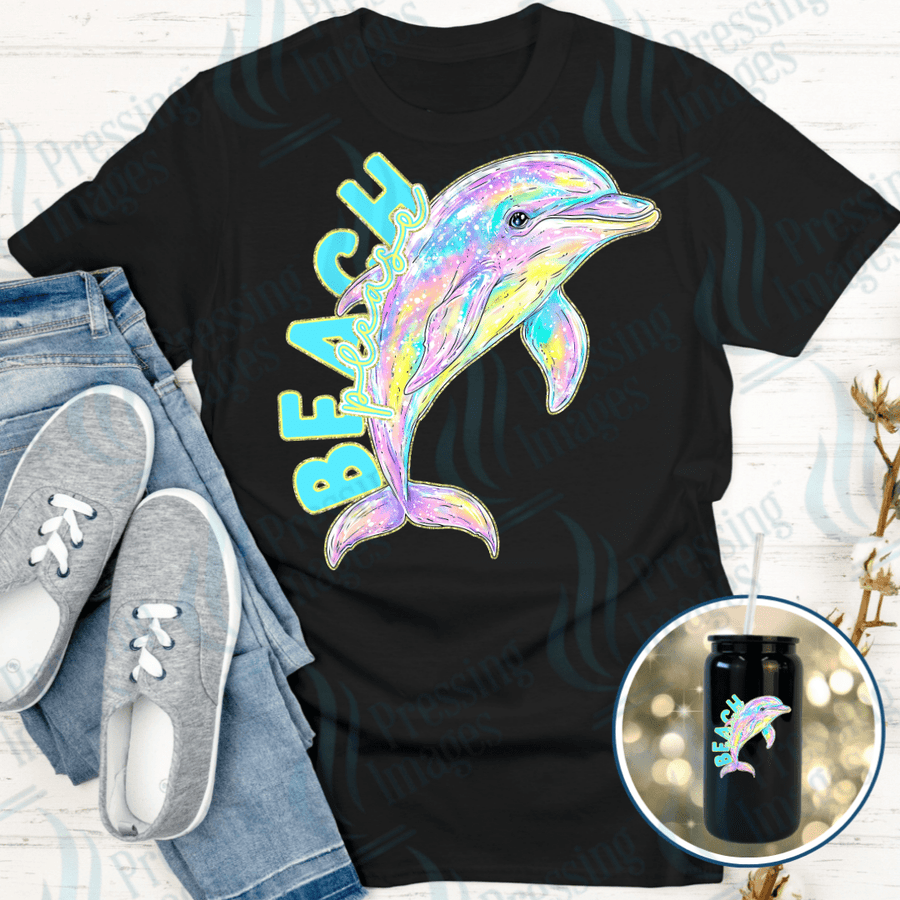 UVD 2634 Beach Please Dolphin - Pressing Images