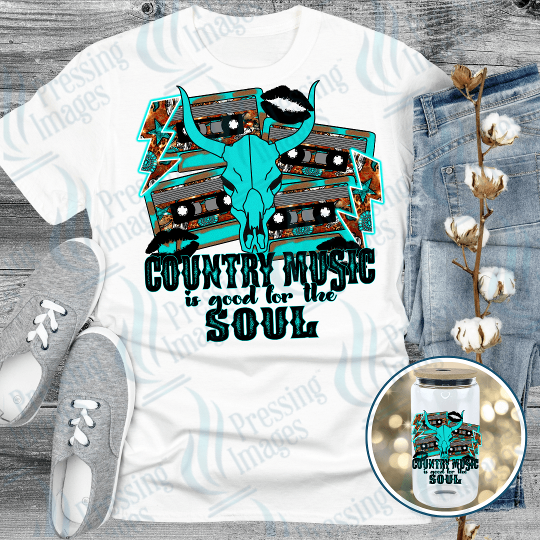 UVD 2663 Country Music Is Good For The Soul - Pressing Images