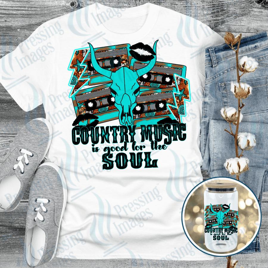 UVD 2663 Country Music Is Good For The Soul - Pressing Images