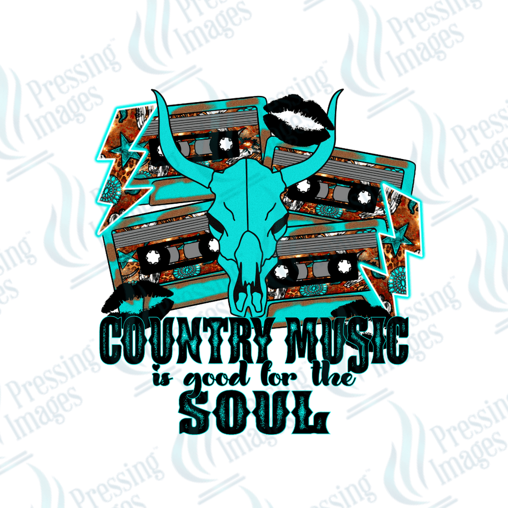 UVD 2663 Country Music Is Good For The Soul - Pressing Images