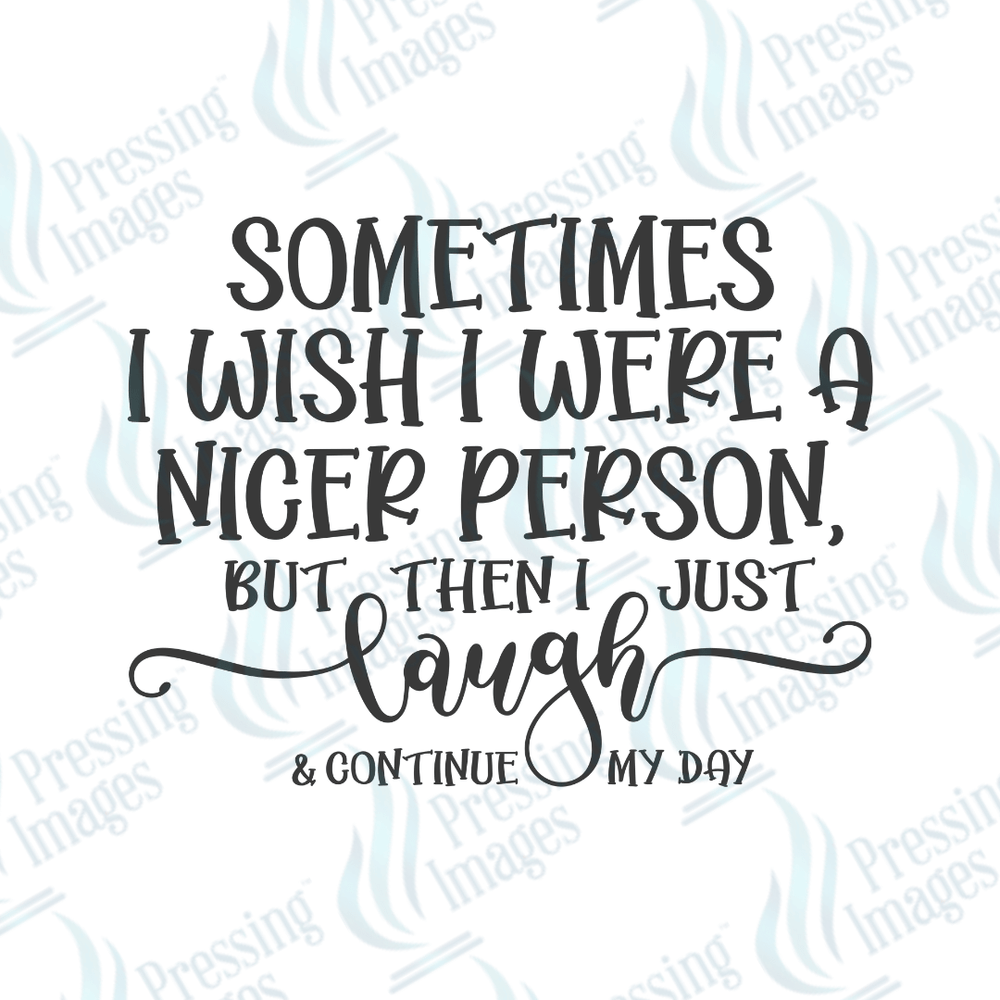 UVD 2669 Nicer Person - Pressing Images