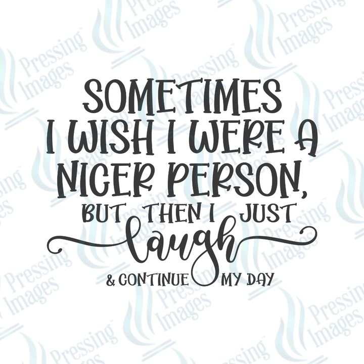 UVD 2669 Nicer Person - Pressing Images