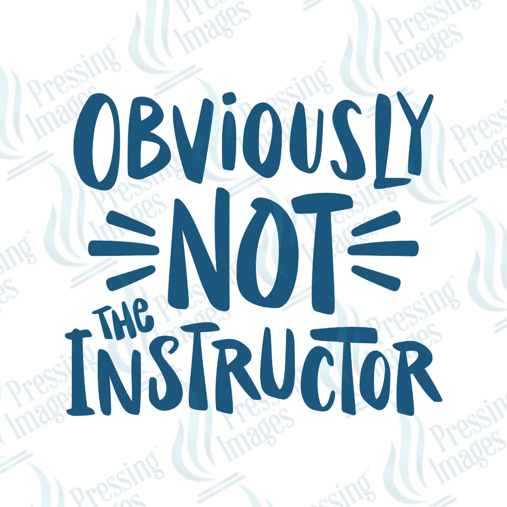 UVD 2670 Not The Instructor - Pressing Images