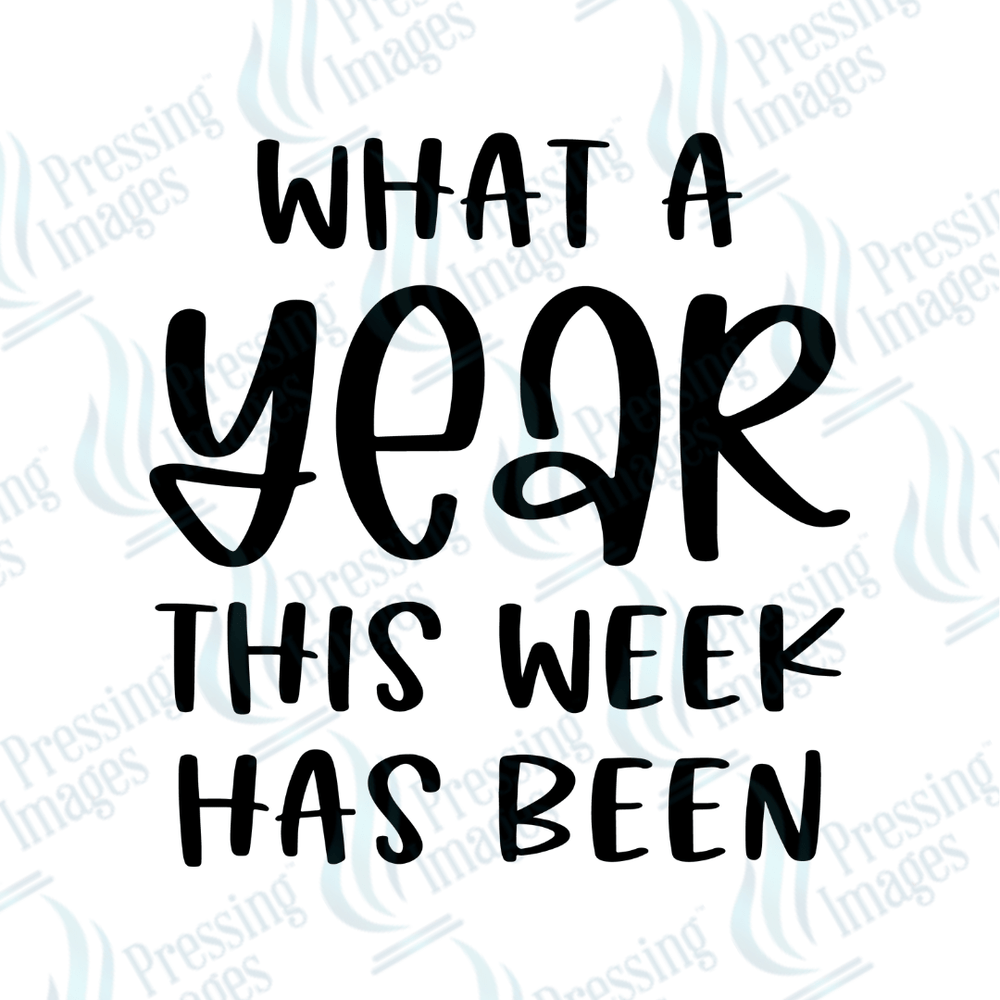 UVD 2678 What A Year This Week Has Been - Pressing Images