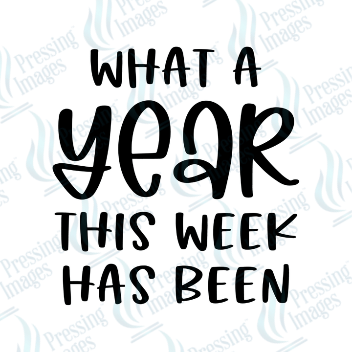 UVD 2678 What A Year This Week Has Been - Pressing Images