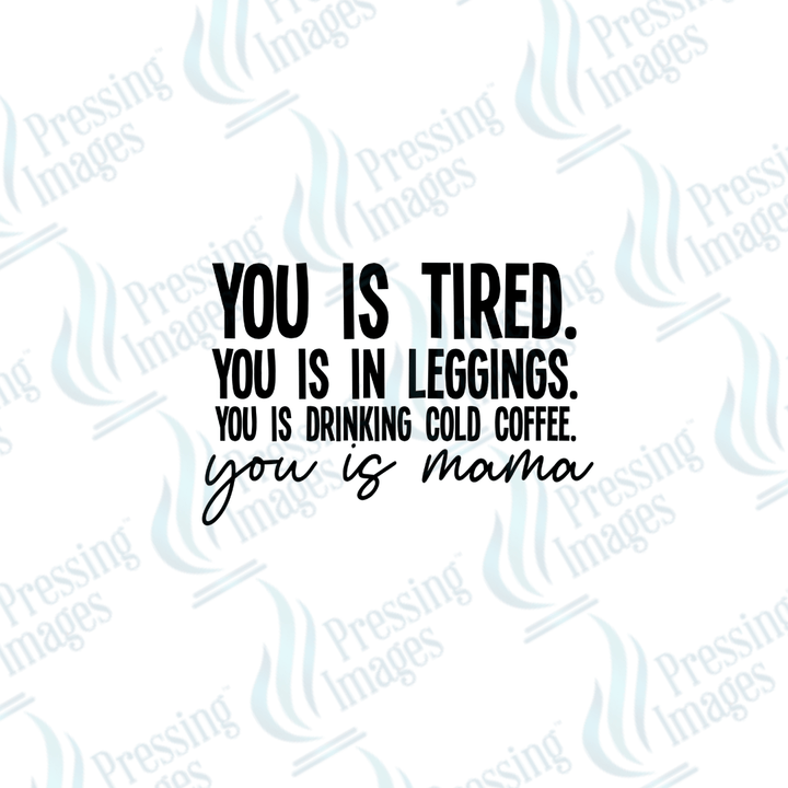 UVD 2687 You Is Tired - Pressing Images