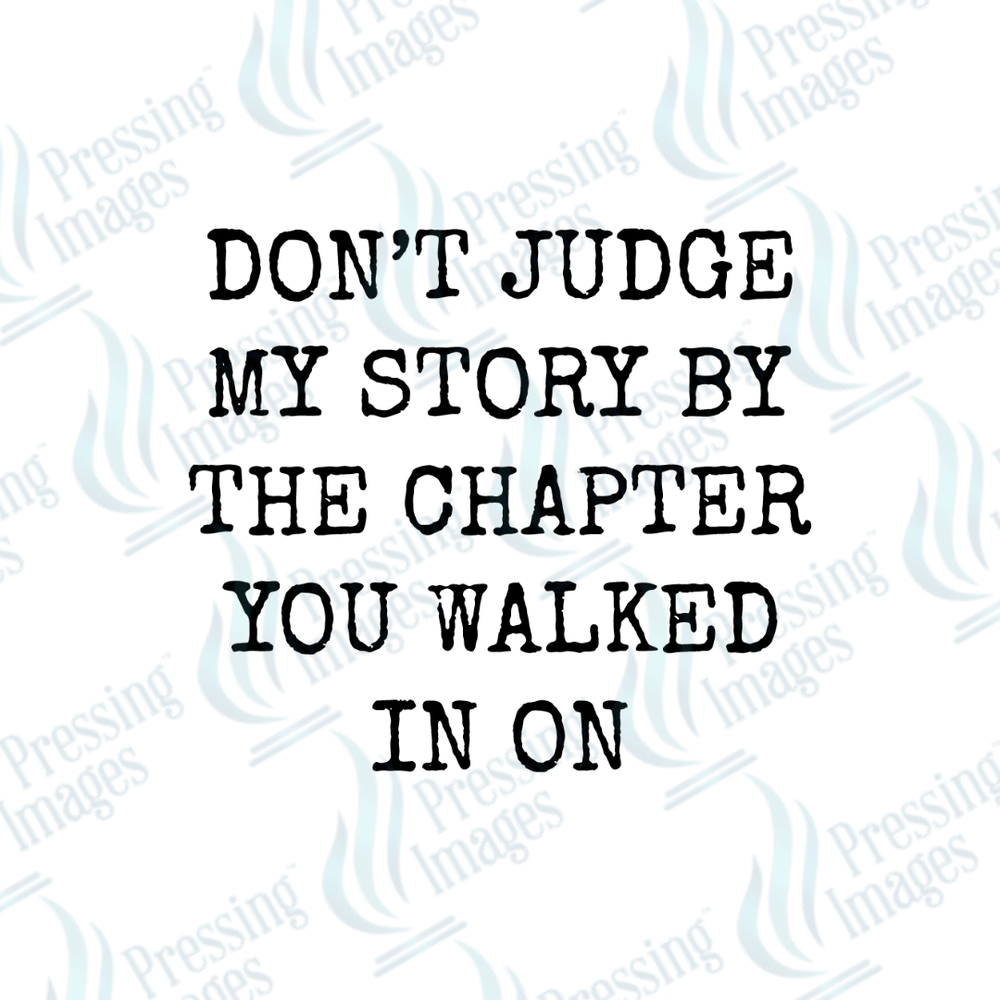 UVD 2690 Don't Judge My Story - Pressing Images