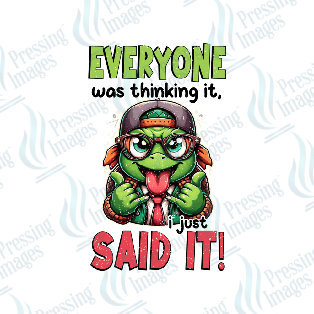 UVD 2707 Everyone Was Thinking It - Pressing Images